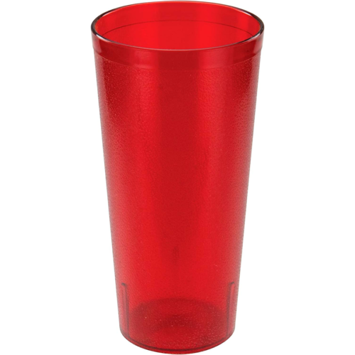 VASO POLICARBONATO 16 ONZ. ROJO